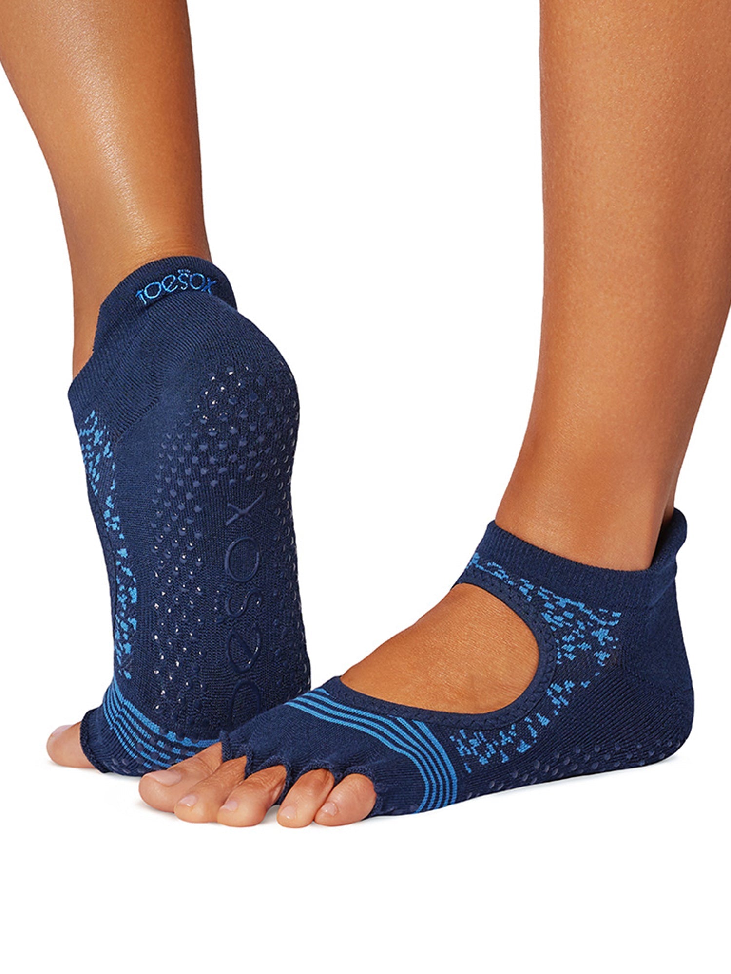 最大39%OFF[SALE][ToeSox] Bellarina Tec ベラリナ テック（Half-Toe／つま先なし） テック グリップ ソックス／ ヨガ ピラティス 滑り止め付 靴下[EX]