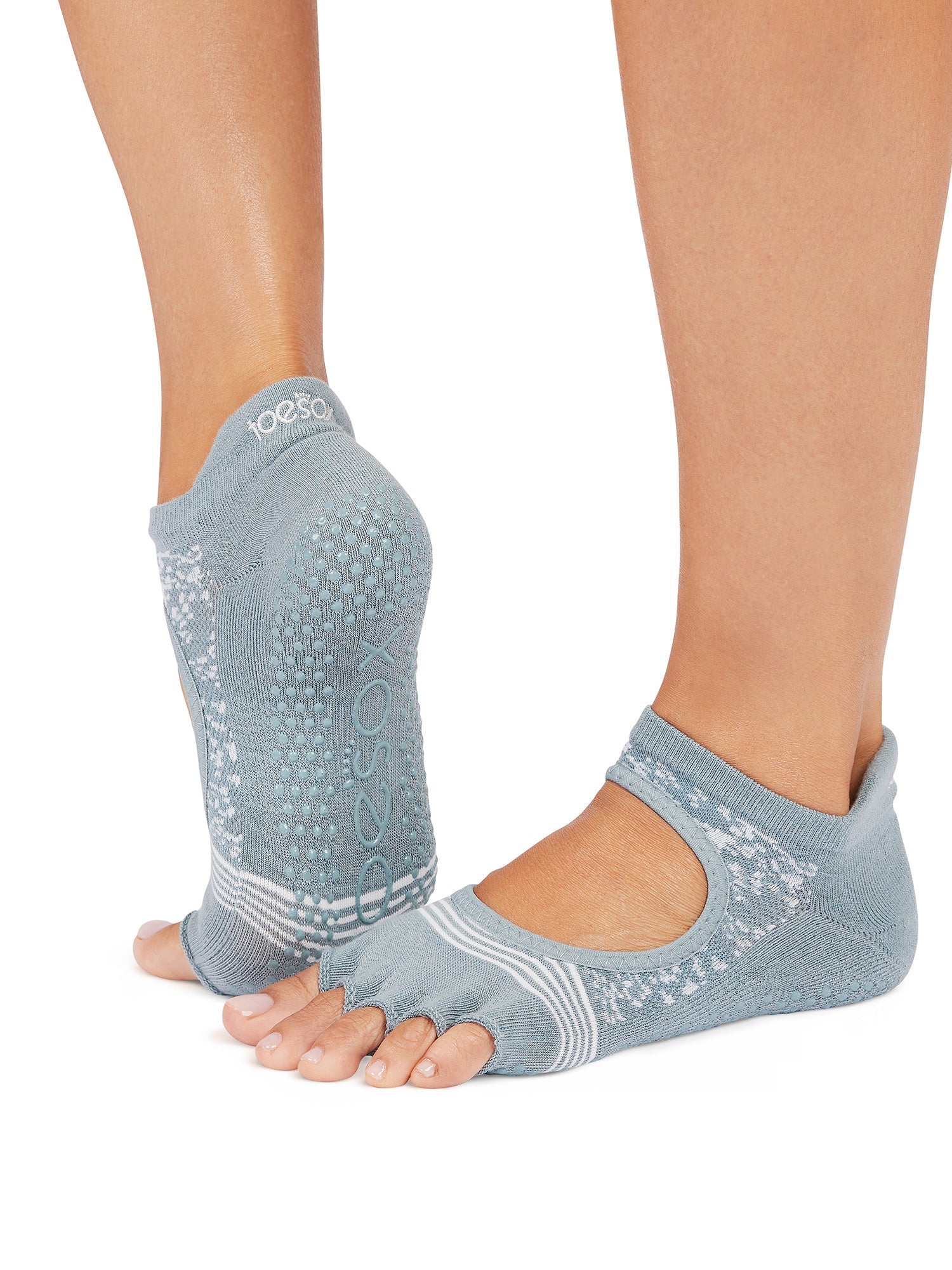 [ToeSox] Bellarina Tec ベラリナ テック（Half-Toe／つま先なし） テック グリップ ソックス／ ヨガ ピラティス 滑り止め付 靴下 26FW_D1