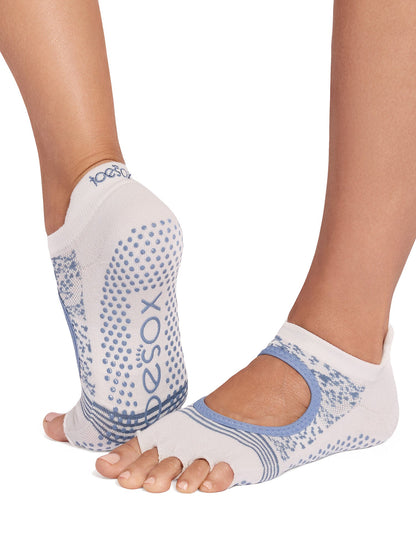 最大30%OFF[限定SALE][ToeSox] Bellarina Tec ベラリナ テック（Half-Toe／つま先なし） テック グリップ ソックス／ ヨガ ピラティス 滑り止め付 靴下 CORE[EX]