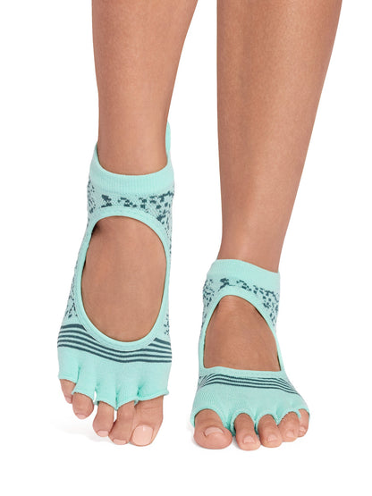[ToeSox] Bellarina Tec ベラリナ テック（Half-Toe／つま先なし） テック グリップ ソックス／ ヨガ ピラティス 滑り止め付 靴下 26FW_D1