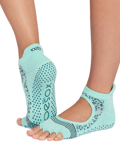 [ToeSox] Bellarina Tec ベラリナ テック（Half-Toe／つま先なし） テック グリップ ソックス／ ヨガ ピラティス 滑り止め付 靴下 26FW_D1