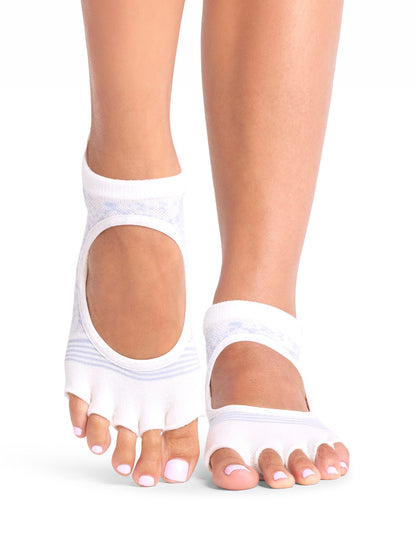 [ToeSox] Bellarina Tec ベラリナ テック（Half-Toe／つま先なし） テック グリップ ソックス／ ヨガ ピラティス 滑り止め付 靴下 26FW_D1