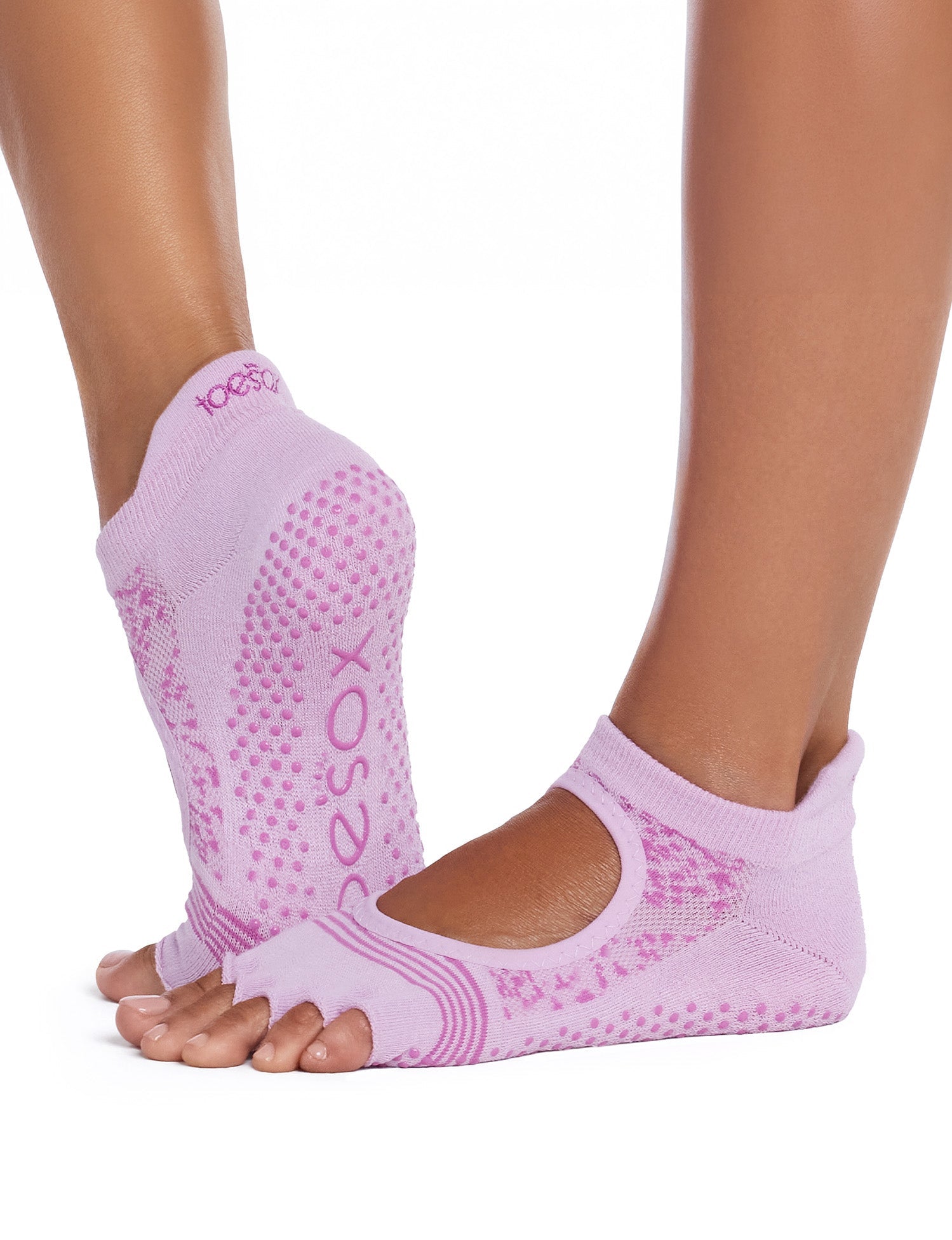 [ToeSox] Bellarina Tec ベラリナ テック（Half-Toe／つま先なし） テック グリップ ソックス／ ヨガ ピラティス 滑り止め付 靴下 26FW_D1