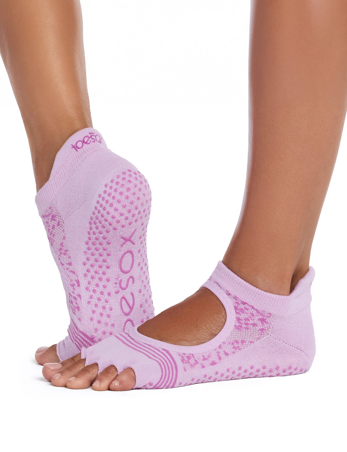 [ToeSox] Bellarina Tec ベラリナ テック（Half-Toe／つま先なし） テック グリップ ソックス／ ヨガ ピラティス 滑り止め付 靴下 26FW_D12