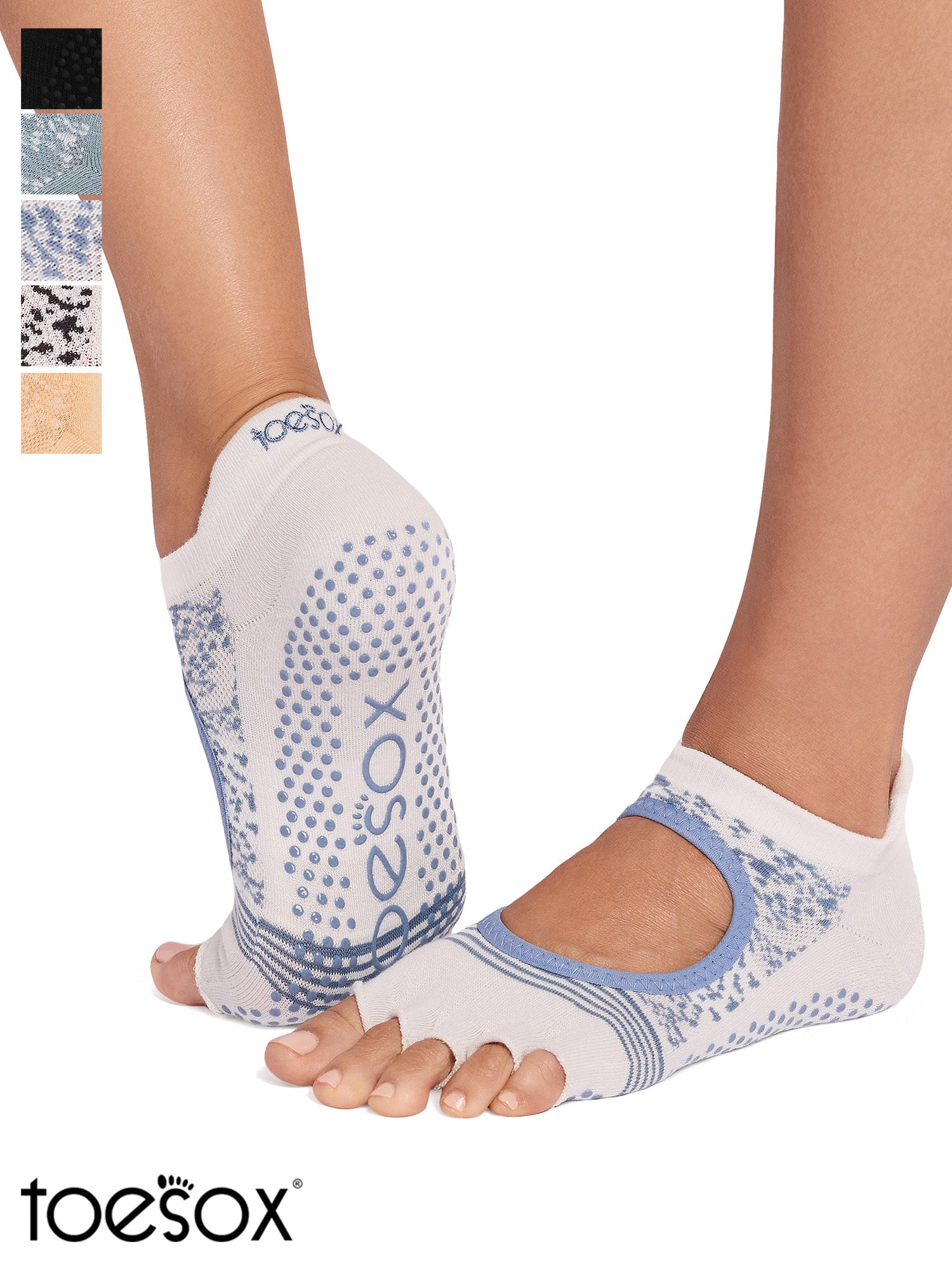 [ToeSox] Bellarina Tec Bellarina Tech (Half-Toe) Tech Grip Socks / Yoga Pilates Anti-Slip Socks 25SS_D2