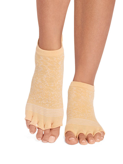 最大29%OFF[限定SALE][ToeSox] Low Rise Tec ローライズ テック（Half-Toe／つま先なし） グリップ ソックス ／ ヨガ ピラティス 滑り止め付 靴下[EX]
