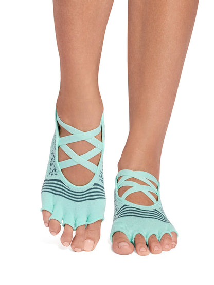 最大28%OFF[限定SALE][ToeSox] Elle Tec エル テック（Half-Toe／つま先なし） テック グリップ ソックス／ ヨガ ピラティス 滑り止め付 靴下 CORE [EX]