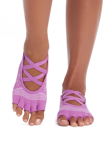 [ToeSox] Elle Tec (Half-Toe) Tech Grip Socks / Yoga Pilates Anti-Slip Socks 25SS_D2
