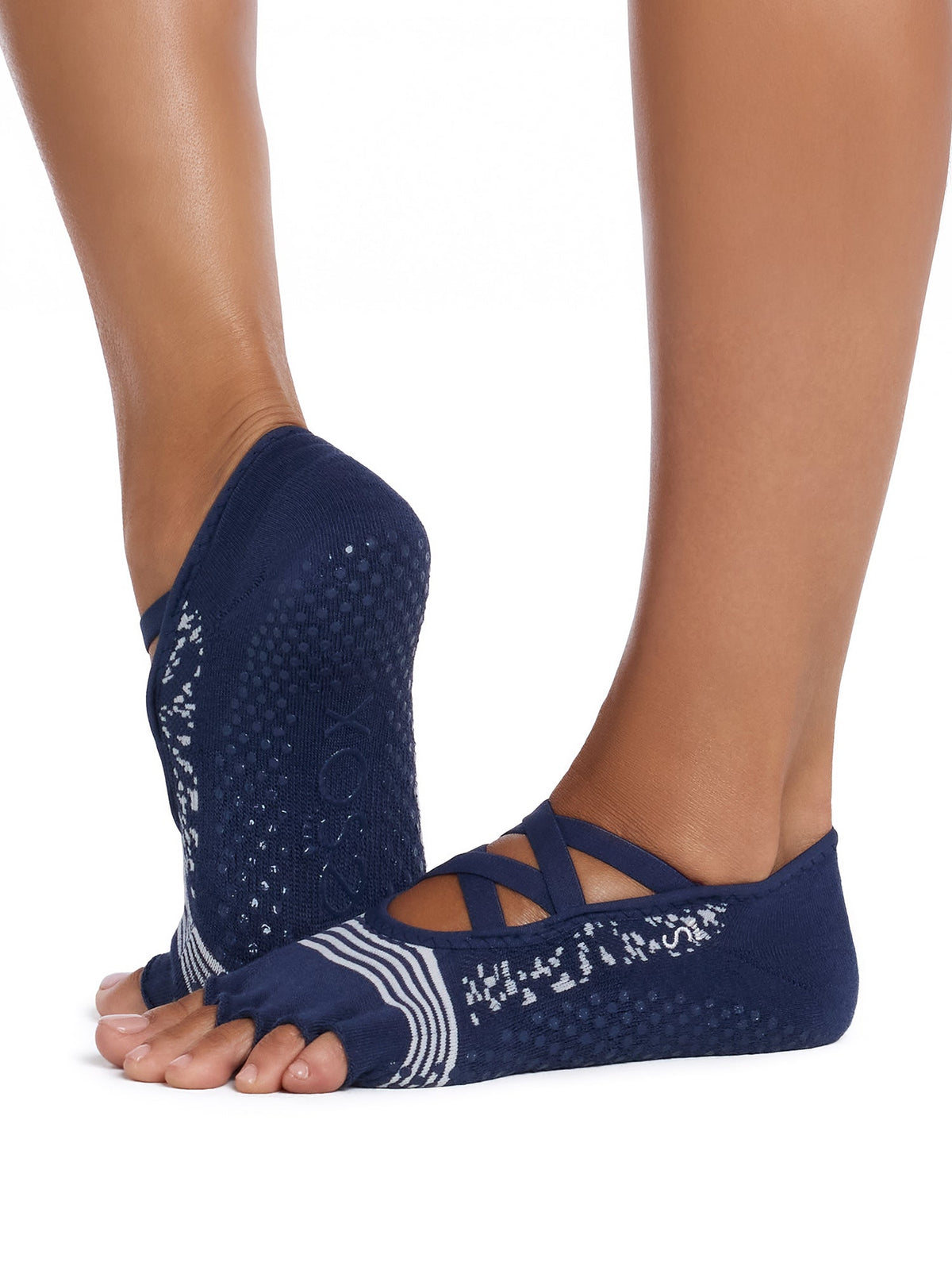 [ToeSox] Elle Tec (Half-Toe) Tech Grip Socks / Yoga Pilates Anti-Slip Socks 25SS_D2