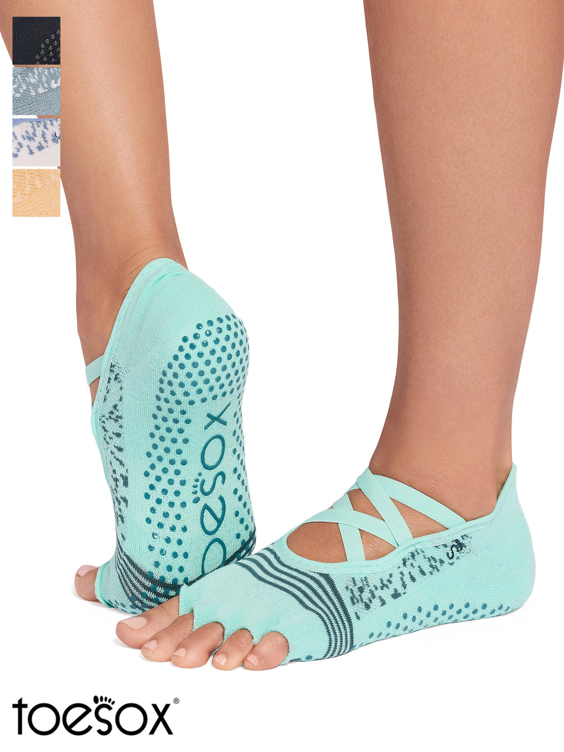[ToeSox] Elle Tec（半趾）高科技防滑袜/瑜伽普拉提防滑袜 25SS_D2