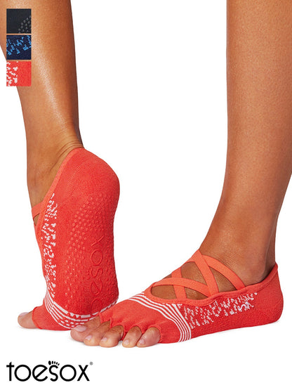 [ToeSox] Elle Tec Elle Tec (Half-Toe/No Toe) Tech Grip Socks/Yoga Pilates Anti-Slip Socks 25SS_D1 2501