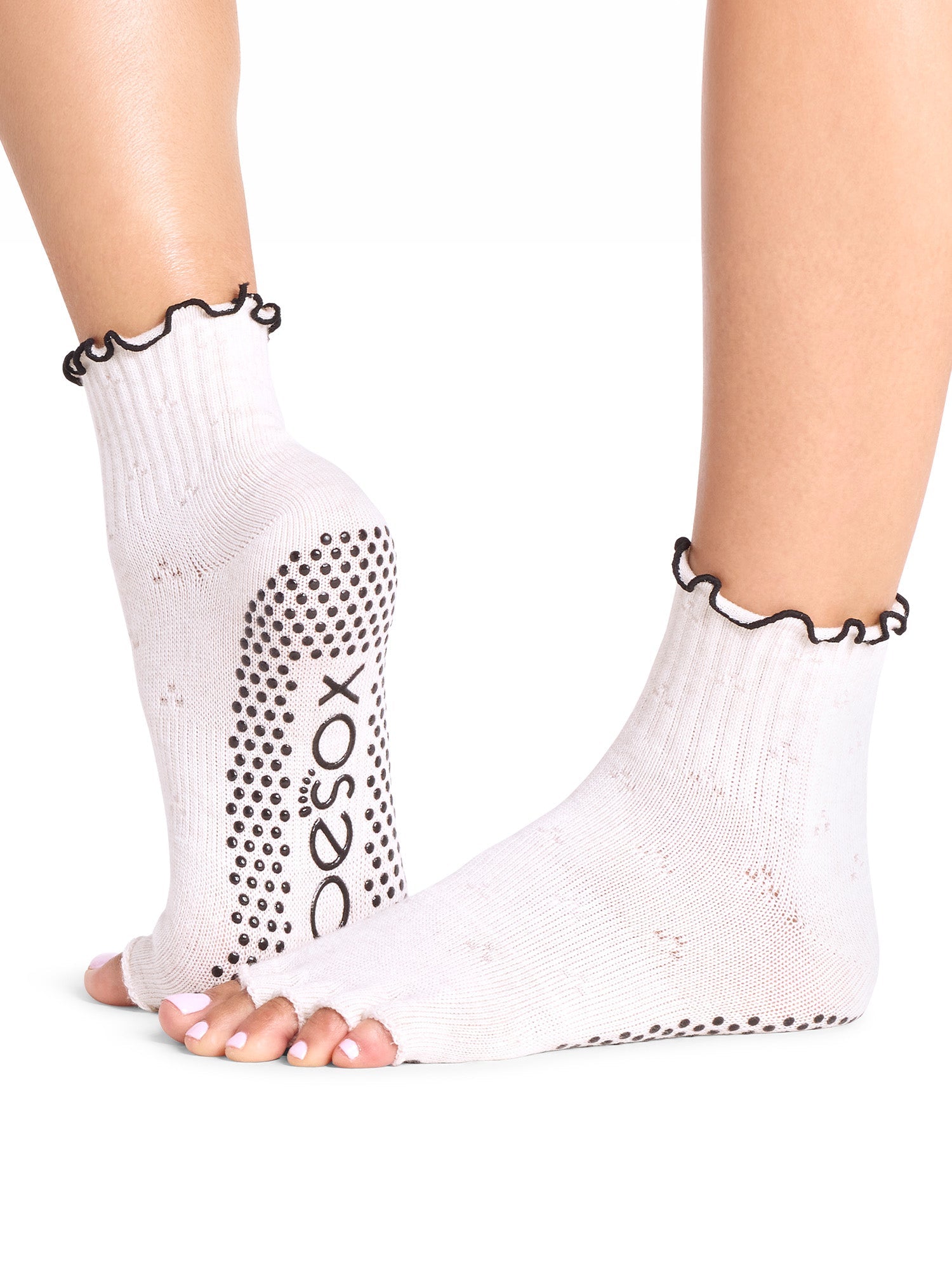 [ToeSox] Melody（半趾）防滑袜/瑜伽普拉提防滑袜 中筒袜 25SS_D2 2502