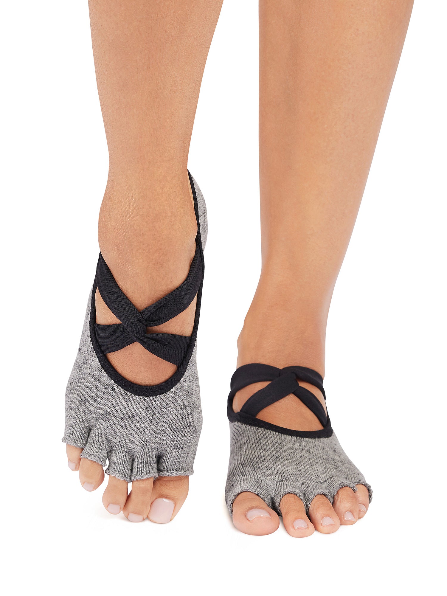 [ToeSox] Ivy アイビー（Half-Toe／つま先なし）グリップ ソックス ／ ヨガ ピラティス 滑り止め付 靴下 25SS_D1