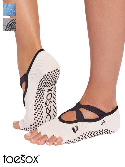 [ToeSox] Ivy アイビー（Half-Toe／つま先なし）グリップ ソックス ／ ヨガ ピラティス 滑り止め付 靴下 26SS_D1