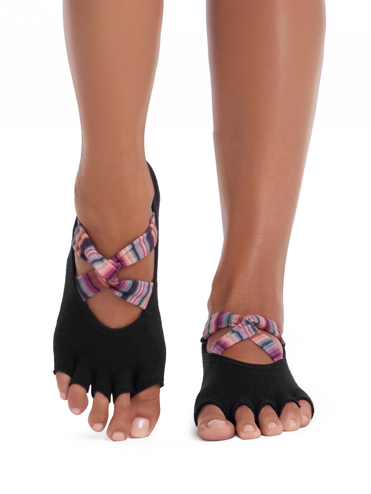 [限定SALE][ToeSox] Ivy Ultra Fine Knit アイビー ウルトラファインニット（Half-Toe／つま先なし） グリップ ソックス ／ ヨガ ピラティス 滑り止め付 靴下 [EX]  26FW_D2