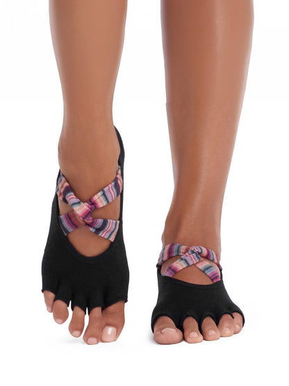 [限定SALE][ToeSox] Ivy Ultra Fine Knit アイビー ウルトラファインニット（Half-Toe／つま先なし） グリップ ソックス ／ ヨガ ピラティス 滑り止め付 靴下 [EX]  26FW_D2