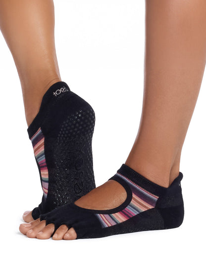 [限定SALE][ToeSox] Bellarina Ultra Fine Knit ベラリナ ウルトラファインニット（Half-Toe／つま先なし） グリップ ソックス ／ ヨガ ピラティス 滑り止め付 靴下 26FW_D2