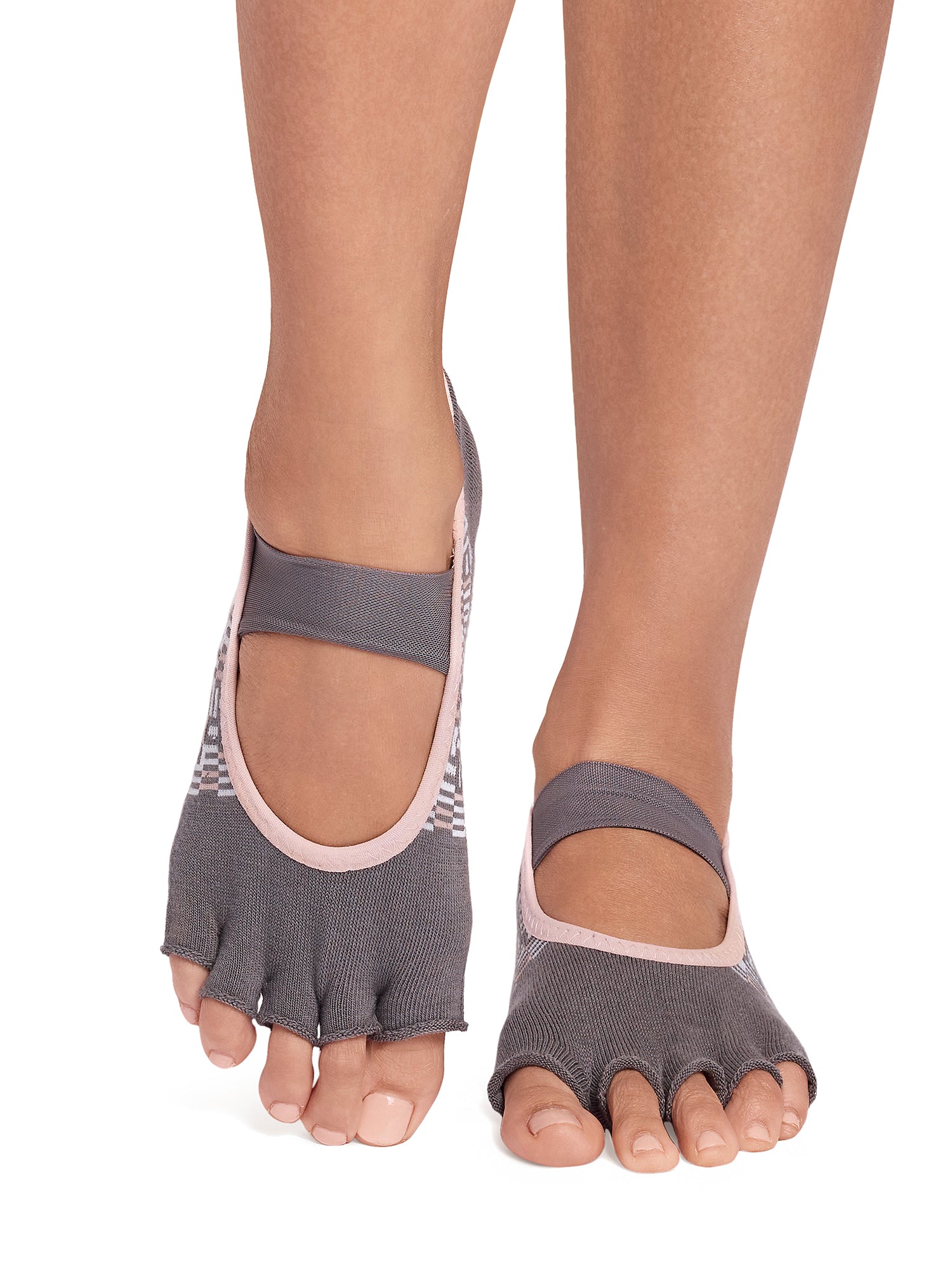 [ToeSox] Mia Ultra Fine Knit ミア ウルトラファインニット（Half-Toe／つま先なし） グリップ ソックス ／ ヨガ ピラティス 滑り止め付 靴下 26SS_D2