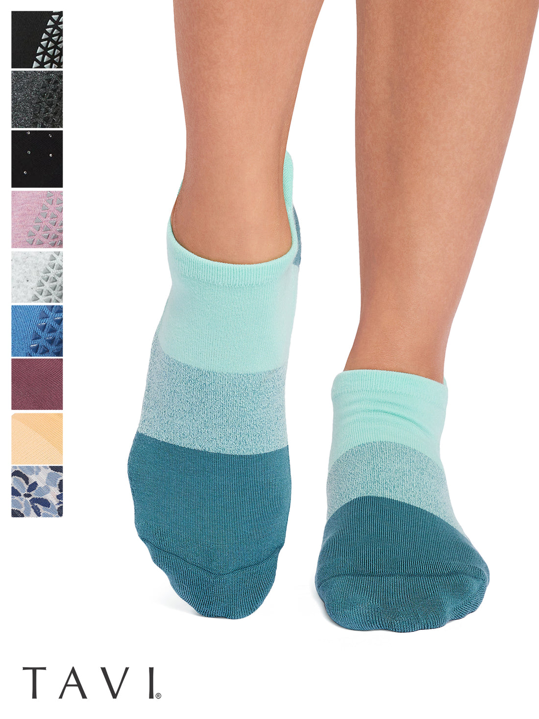 [TAVI] Savvy サヴィ グリップ ソックス ／ ヨガ ピラティス 滑り止め付 靴下 26SS_D3