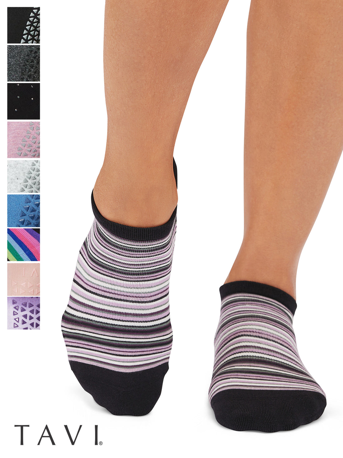 [TAVI] Savvy サヴィ グリップ ソックス ／ ヨガ ピラティス 滑り止め付 靴下 25FW_D3