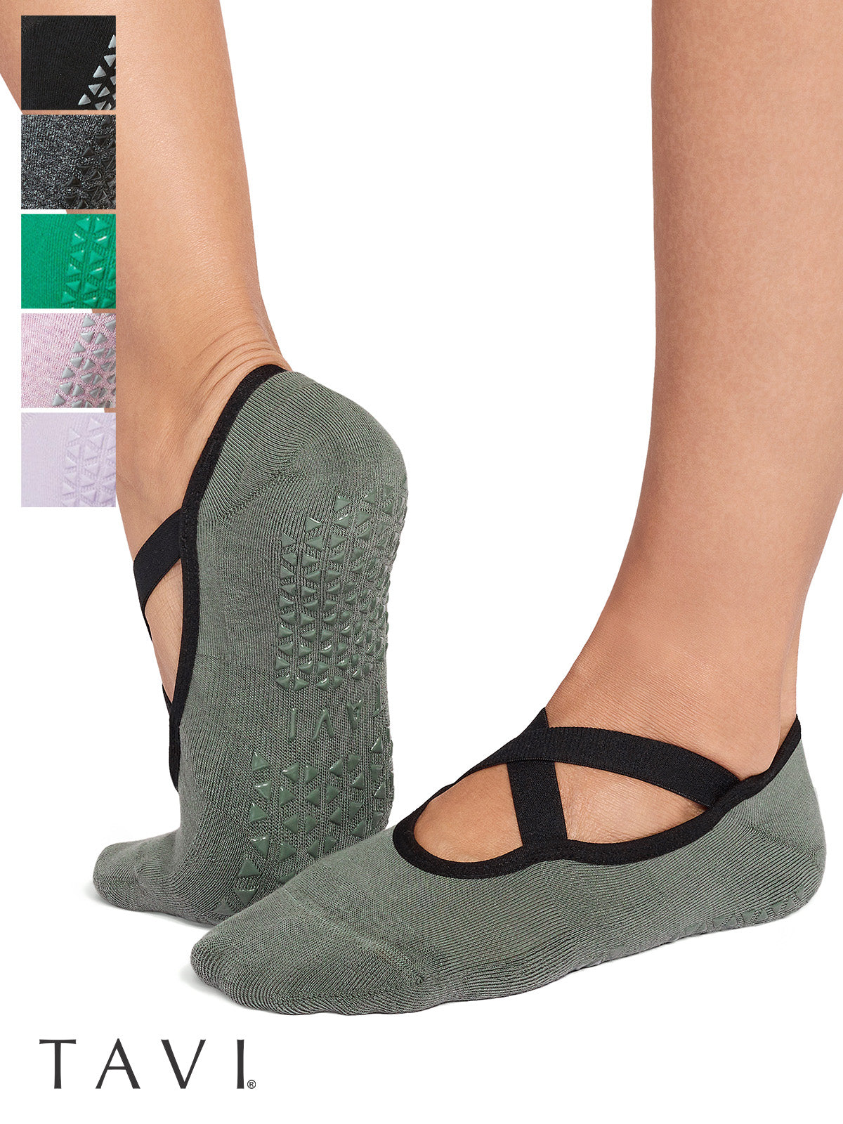 [TAVI] Chloe クロエ グリップ ソックス ／ ヨガ ピラティス 滑り止め付 靴下 Toesox 26SS_D1