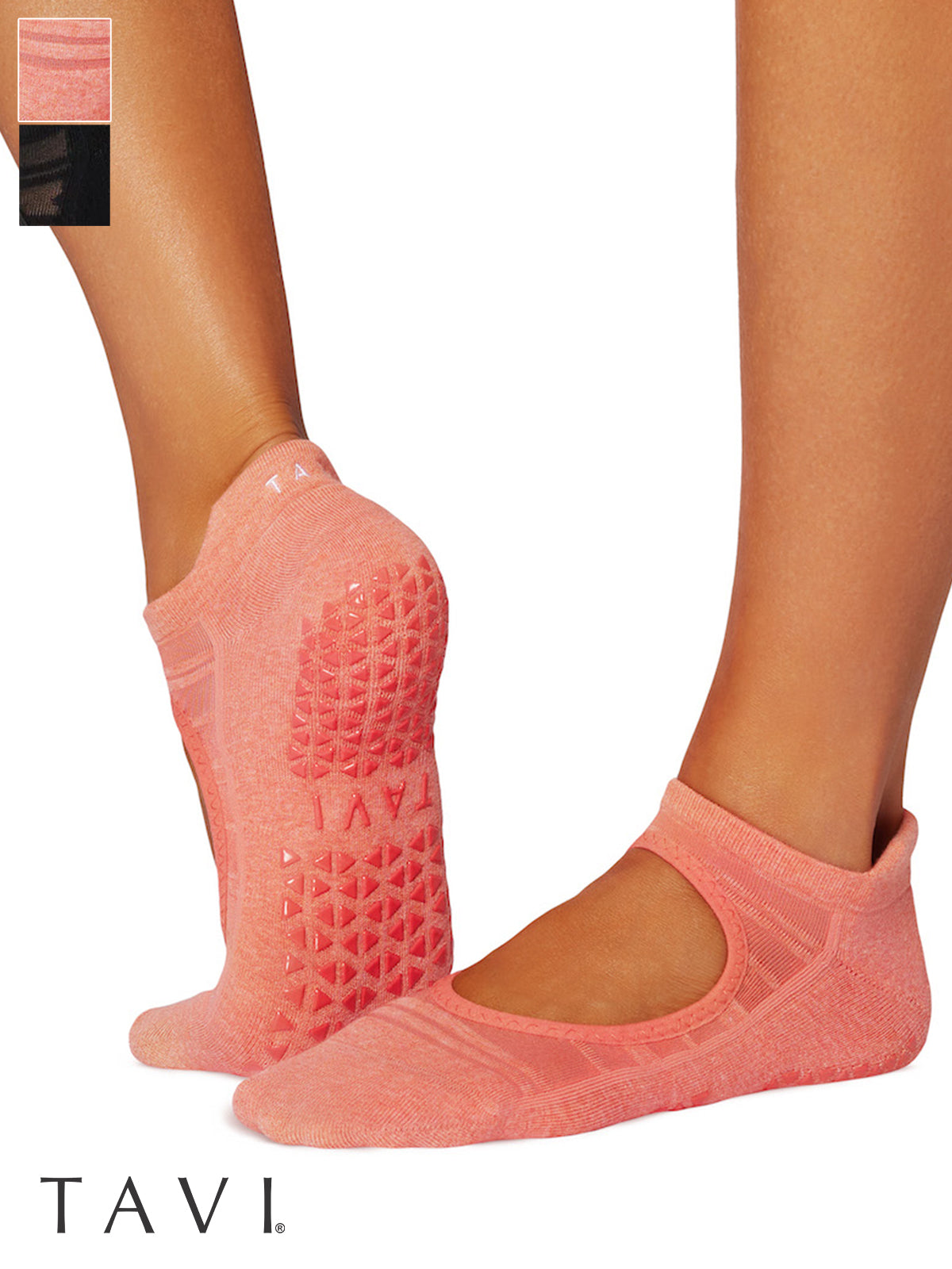 [TAVI by TOESOX] Emma Breeze Grip Socks / Yoga Pilates Anti-Slip Socks 2501