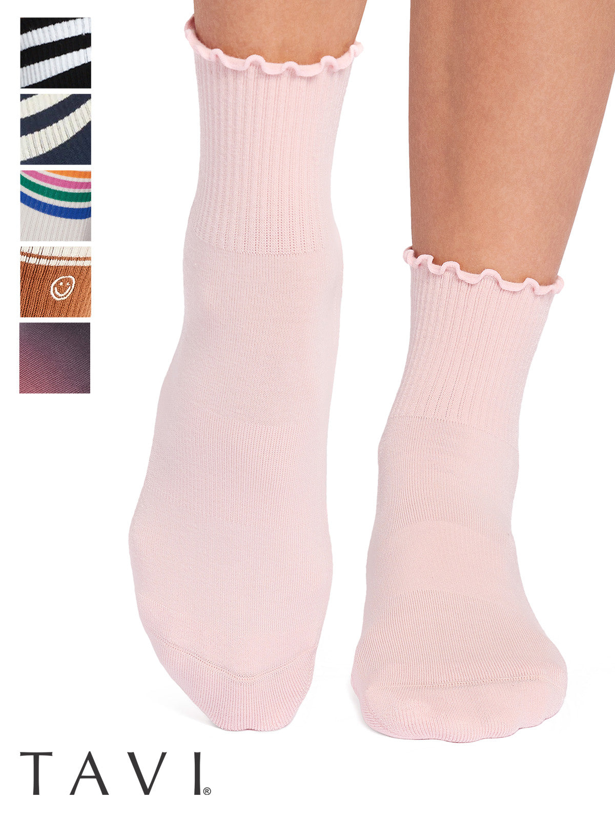 [TAVI] Aria アリア グリップ ソックス ／ ヨガ ピラティス 滑り止め付 靴下 26SS_D2