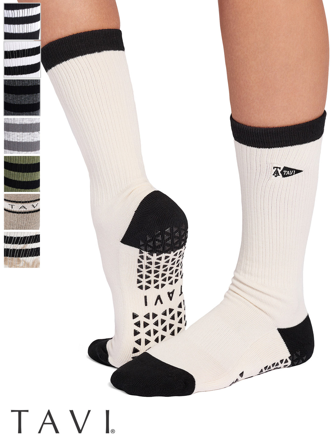 [TAVI] Kai カイ グリップ ソックス ／ ヨガ ピラティス 滑り止め付 靴下 26SS_D1