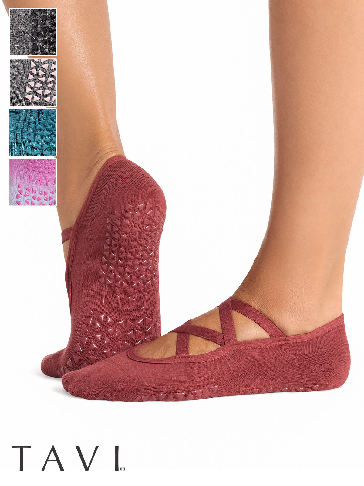 [TAVI] Luanna Grip Socks / Yoga Pilates Anti-Slip Socks TOESOX 25SS_D3