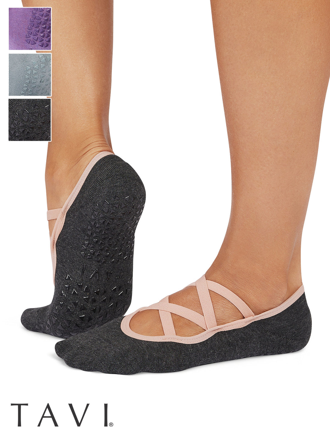 [TAVI] Luanna ルアンナ グリップ ソックス ／ ヨガ ピラティス 滑り止め付 靴下 25FW_D2