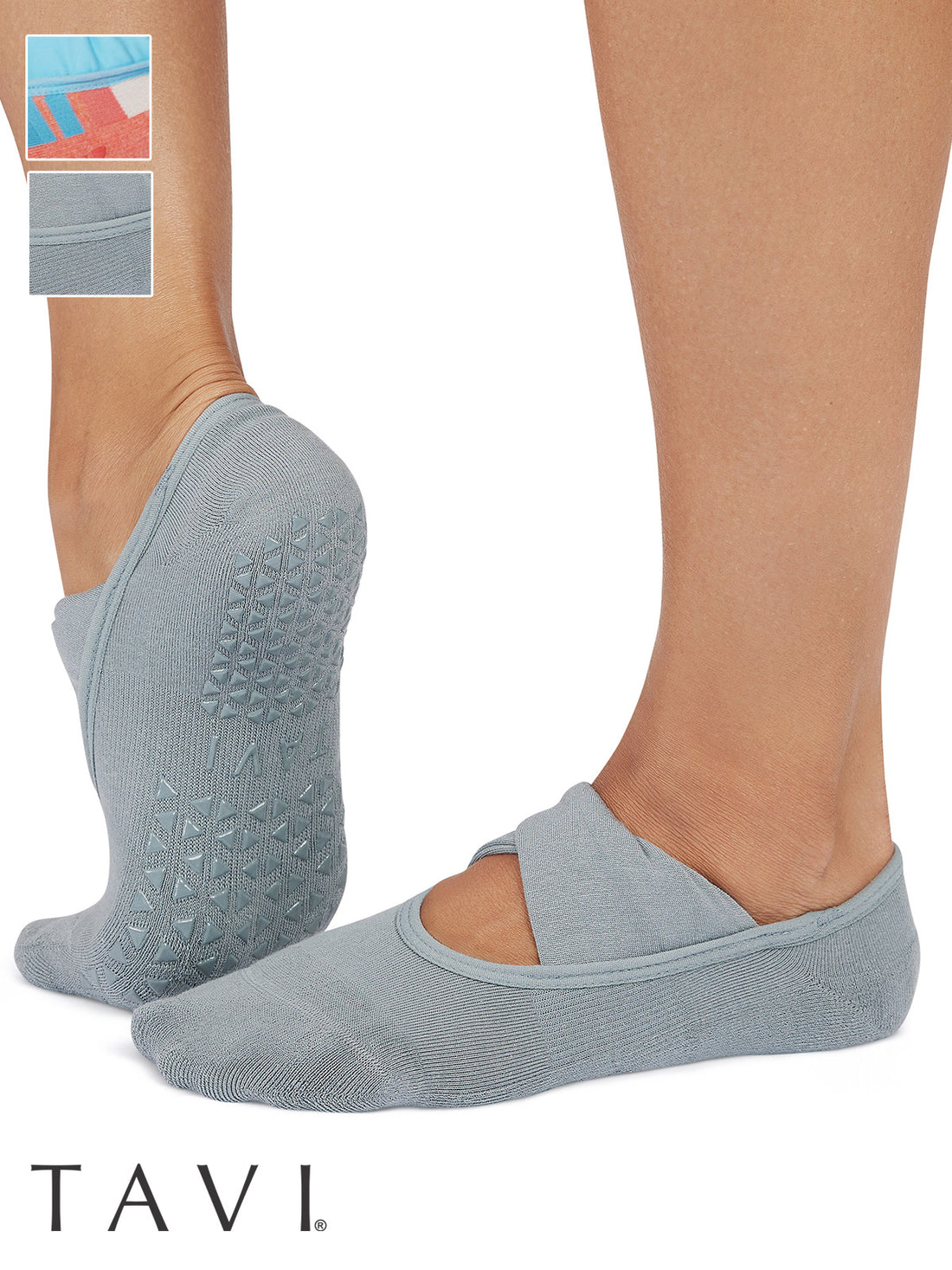 [TAVI] Penny ペニー グリップ ソックス ／ ヨガ ピラティス 滑り止め付 靴下 25FW_D1