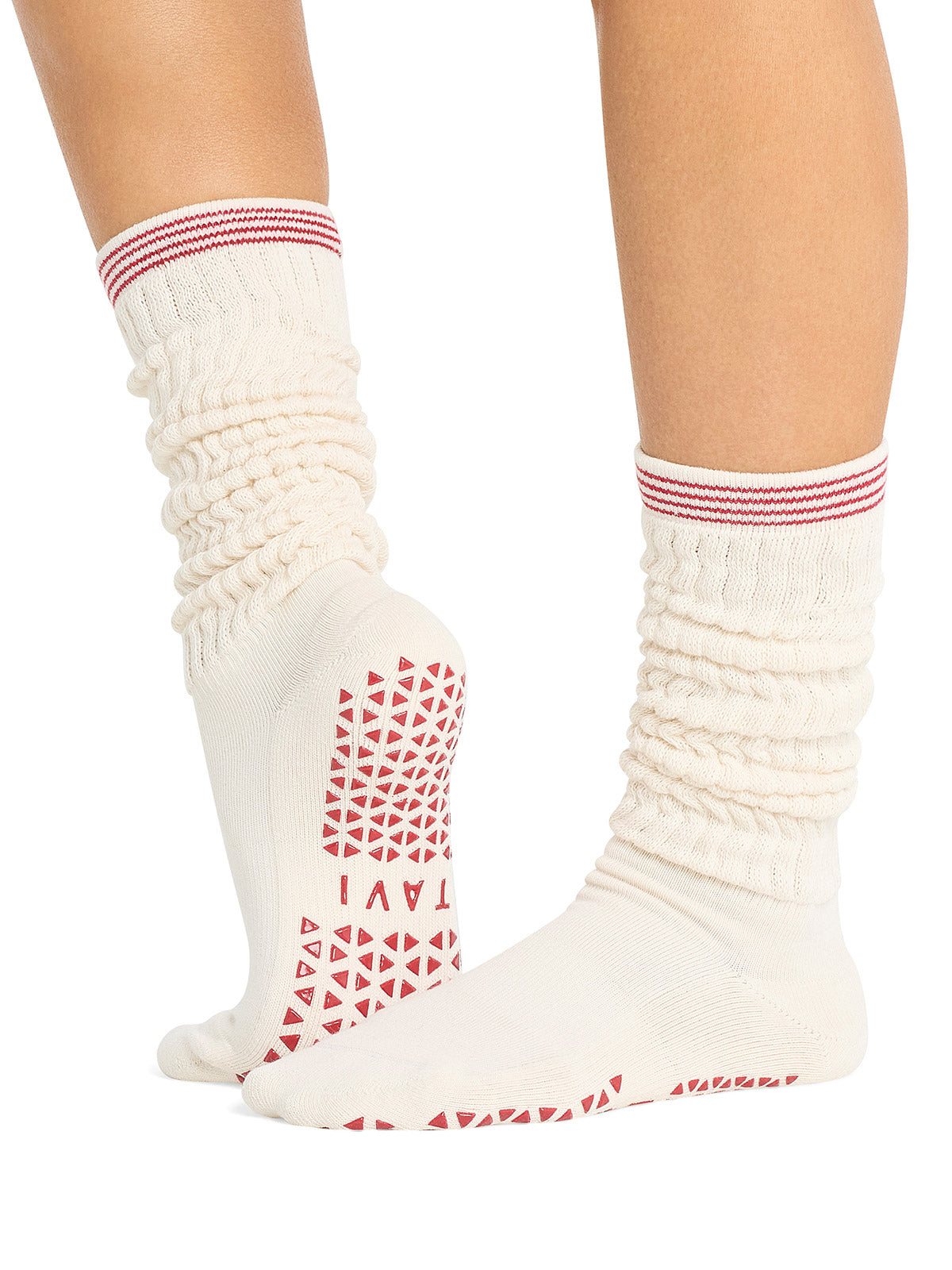 [TAVI] Stacy ステイシー グリップ ソックス ／ ヨガ ピラティス 滑り止め付 靴下 26SS_D1