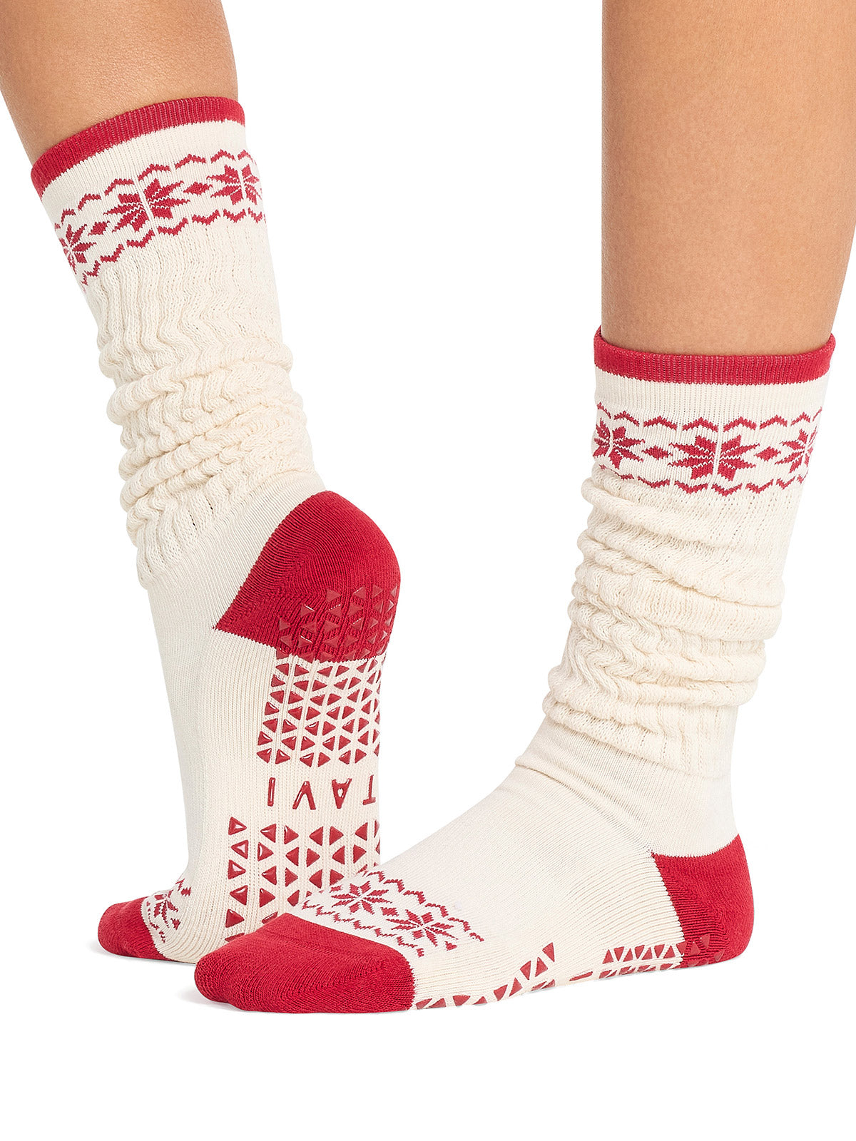 [TAVI] Stacy ステイシー グリップ ソックス ／ ヨガ ピラティス 滑り止め付 靴下 26SS_D1