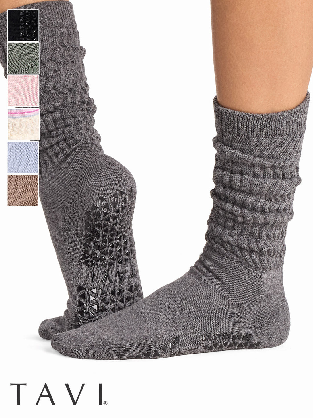 [TAVI] Stacy Grip Socks / Yoga Pilates Anti-Slip Socks TOESOX 25SS_D2