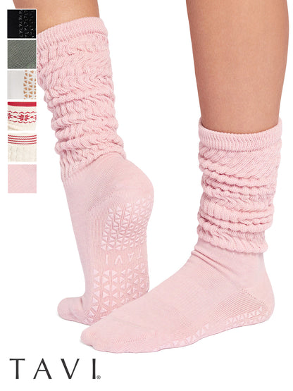 [TAVI] Stacy ステイシー グリップ ソックス ／ ヨガ ピラティス 滑り止め付 靴下 26SS_D2