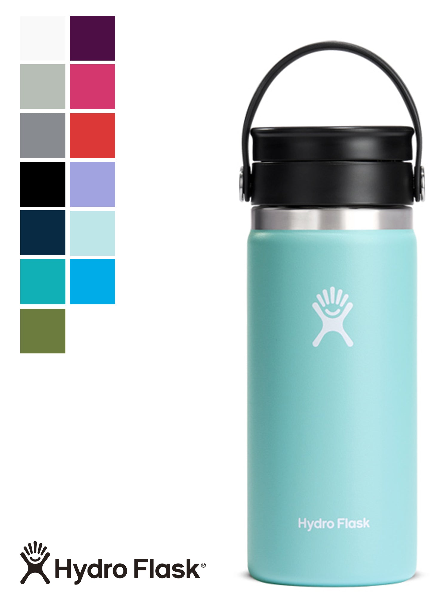 [Hydro Flask] COFFEE ワイドフレックスシップ【16oz】 (473ml) / 日本正規品 ハイドロフラスク タンブラー 断熱ボトル 5089132-Puravida! プラヴィダ　ヨガ ピラティス フィットネスショップ