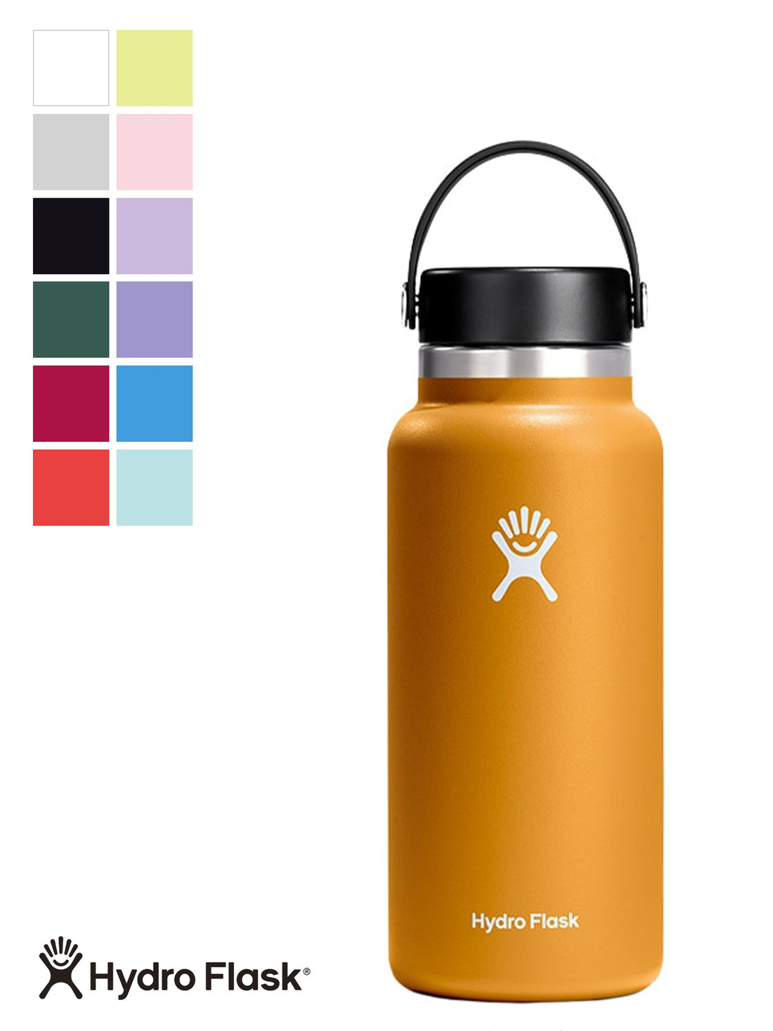 [Hydro Flask] HYDRATION ワイドマウス【32oz】 (946ml) / 日本正規品 ハイドロフラスク タンブラー 断熱ボトル 24FW 8900180-Puravida! プラヴィダ　ヨガ ピラティス フィットネスショップ