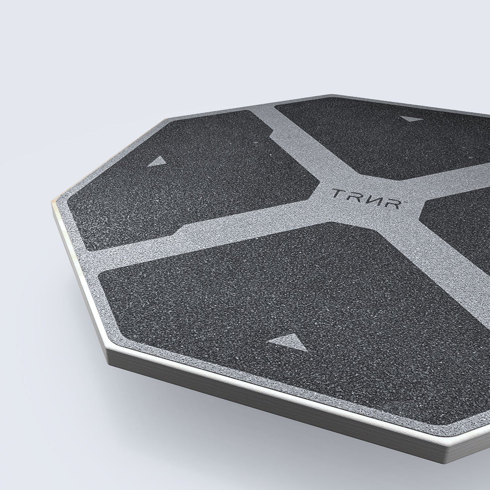 TRNR Balance Board Octagonal Design Featuring Quadrant Markings For Enhanced Proprioception