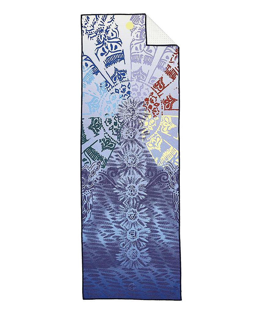 Manduka マンドゥカ YOGITOES rスキッドレス マット 柄 プリント / ヨギトース ヨガラグ ヨガタオル / [A] 24FW-ヨガラグ・ヨガタオル-チャクラブルー-即納-