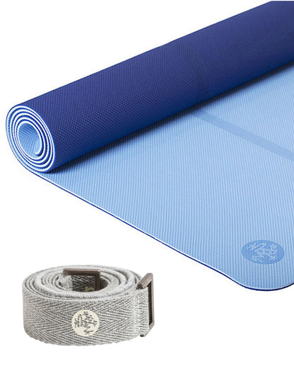 Manduka 瑜伽套装 B [Begin 瑜伽垫 x 瑜伽垫吊带] [优惠 1450 日元] *优惠券不可使用 Manduka