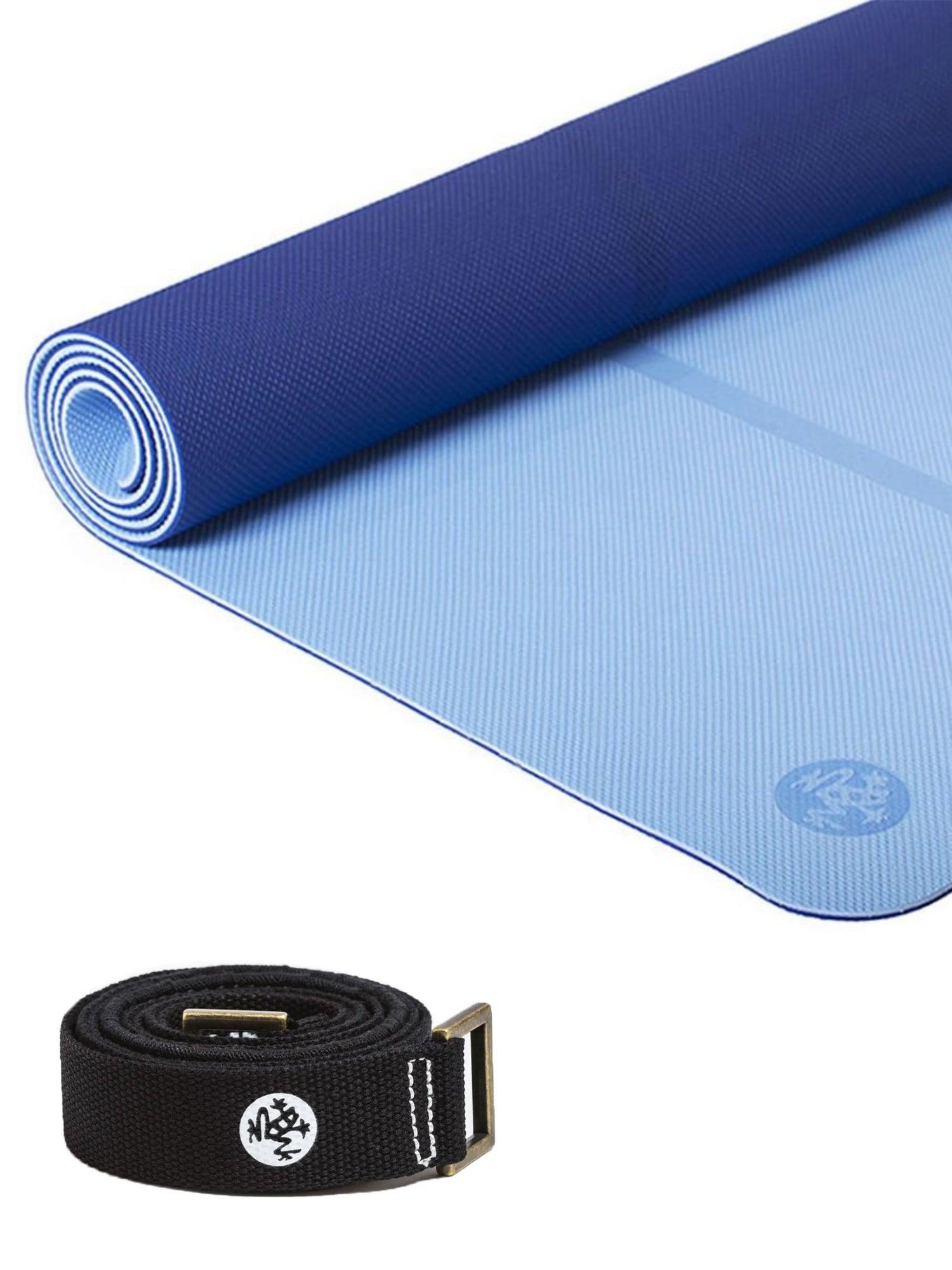 Manduka マンドゥカ Manduka ヨガセット B【Beginヨガマット×マットスリング】[SALE 1450円OFF]※クーポン対象外-ヨガマット-ライトブルー-