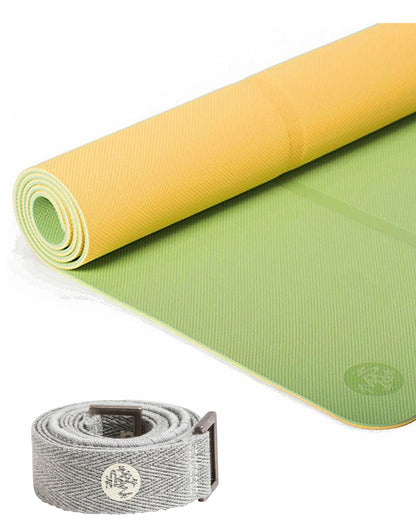 Manduka 瑜伽套装 B [Begin 瑜伽垫 x 瑜伽垫吊带] [优惠 1450 日元] *优惠券不可使用 Manduka
