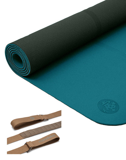 Manduka 瑜伽套装 B [Begin 瑜伽垫 x 瑜伽垫吊带] [优惠 1450 日元] *优惠券不可使用 Manduka