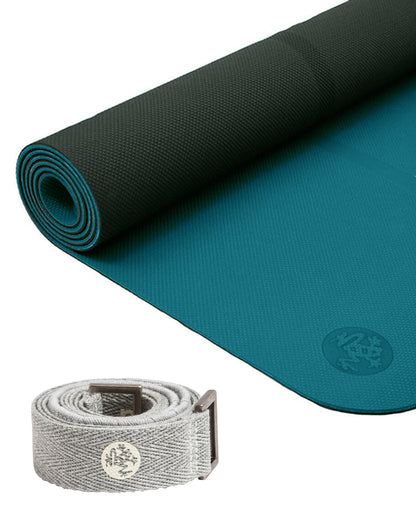 Manduka 瑜伽套装 B [Begin 瑜伽垫 x 瑜伽垫吊带] [优惠 1450 日元] *优惠券不可使用 Manduka