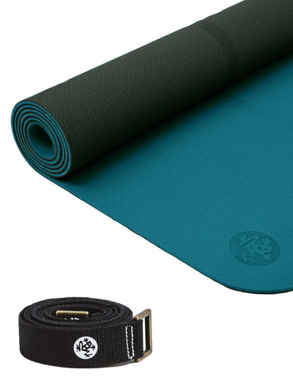 Manduka マンドゥカ Manduka ヨガセット B【Beginヨガマット×マットスリング】[SALE 1450円OFF]※クーポン対象外-ヨガマット-ボンダイブルー-