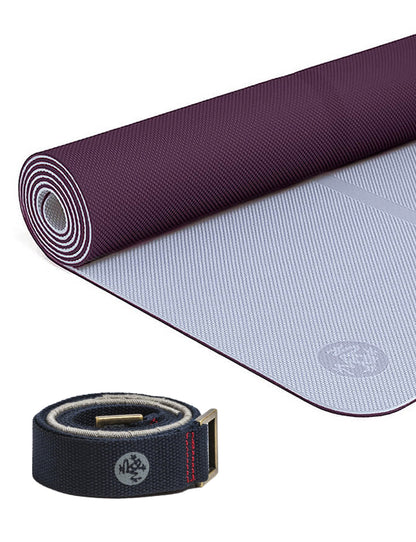 Manduka 瑜伽套装 B [Begin 瑜伽垫 x 瑜伽垫吊带] [优惠 1450 日元] *优惠券不可使用 Manduka