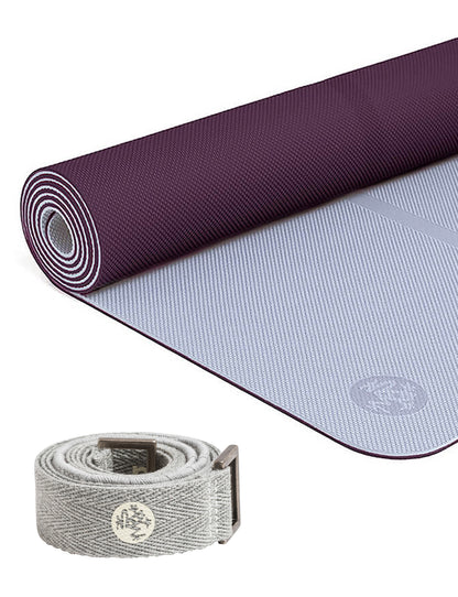 Manduka 瑜伽套装 B [Begin 瑜伽垫 x 瑜伽垫吊带] [优惠 1450 日元] *优惠券不可使用 Manduka