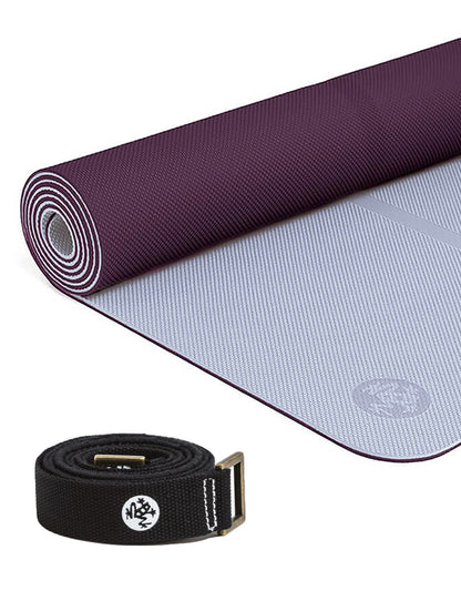 Manduka 瑜伽套装 B [Begin 瑜伽垫 x 瑜伽垫吊带] [优惠 1450 日元] *优惠券不可使用 Manduka