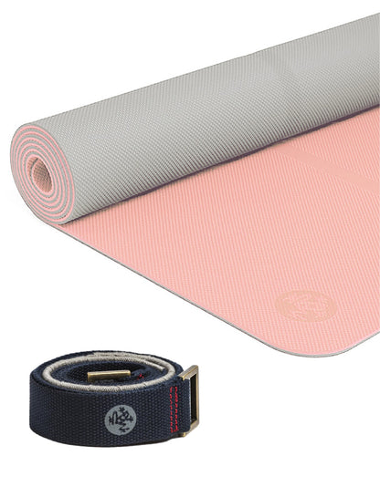 Manduka 瑜伽套装 B [Begin 瑜伽垫 x 瑜伽垫吊带] [优惠 1450 日元] *优惠券不可使用 Manduka