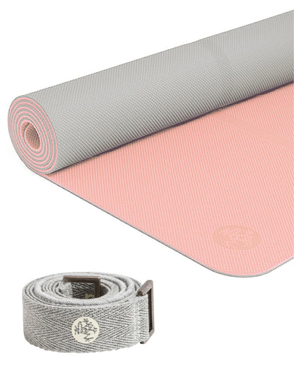 Manduka 瑜伽套装 B [Begin 瑜伽垫 x 瑜伽垫吊带] [优惠 1450 日元] *优惠券不可使用 Manduka